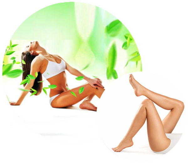 Девушка депиляция