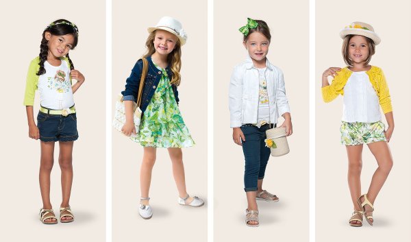 Летний стиль одежды детский