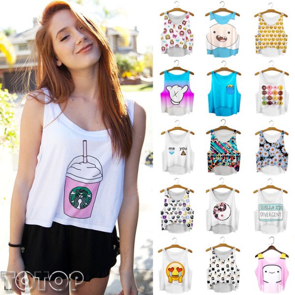 Самые модные футболки для девочек