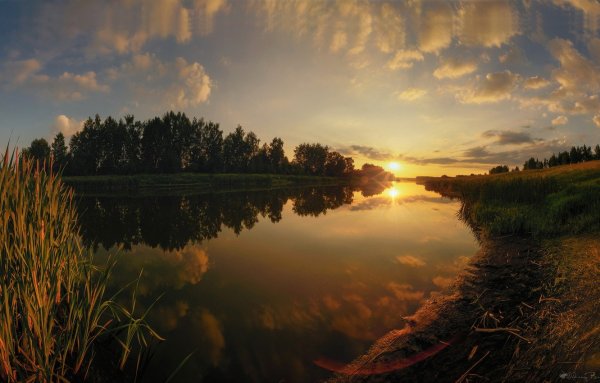 Красивый закат