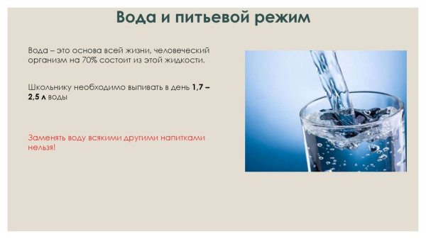 ЗОЖ вода