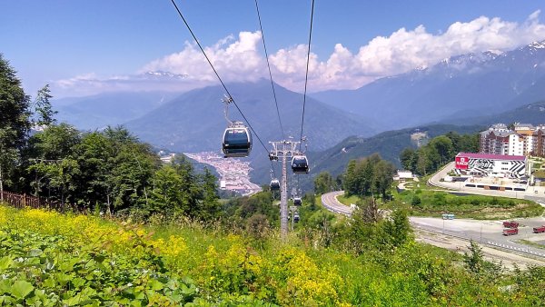 Роза Хутор Сочи лето