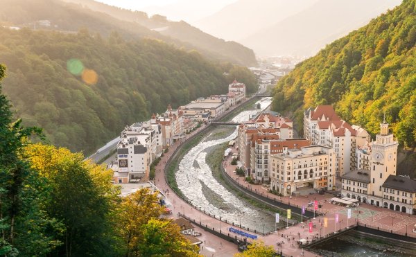 Роза Хутор горки город