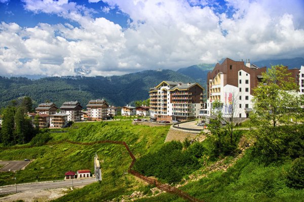 Красная Поляна роза Хутор горы