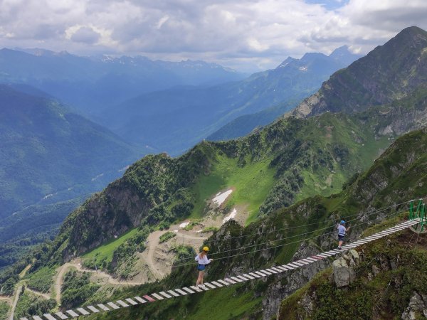 Сочи горы роза Хутор летом