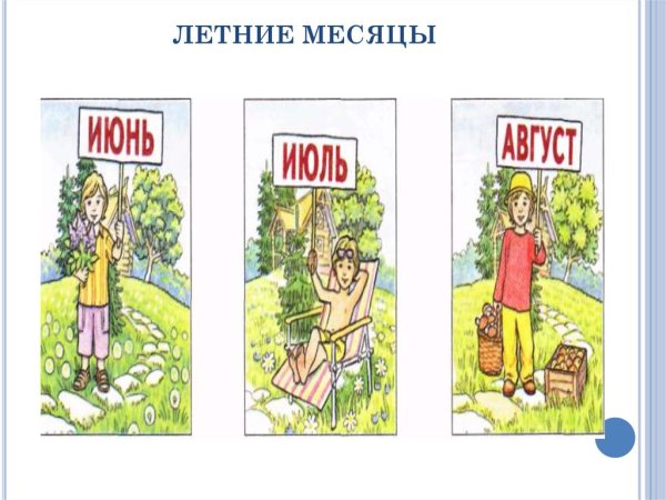 Летние месяцы