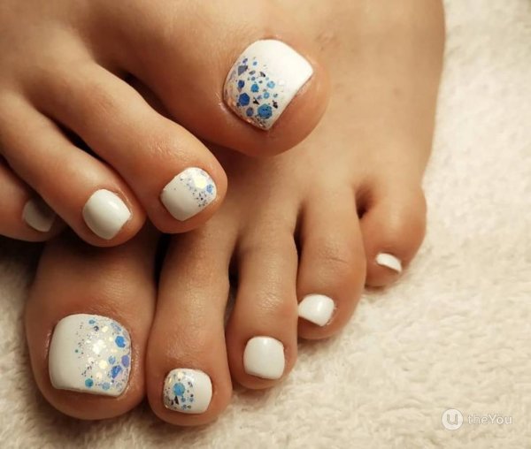 Педикюр красивый дизайн