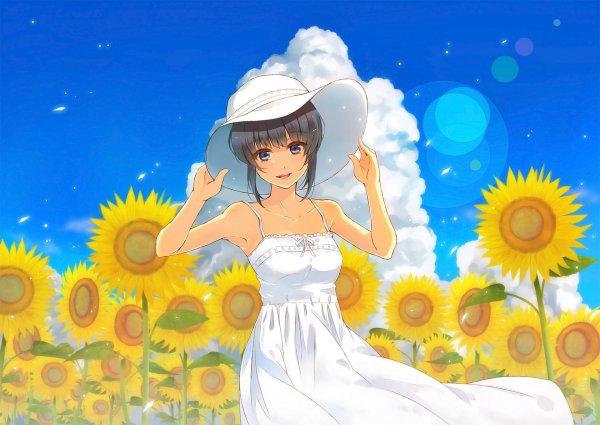 Аниме подсолнух