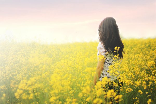 Девушка со спины