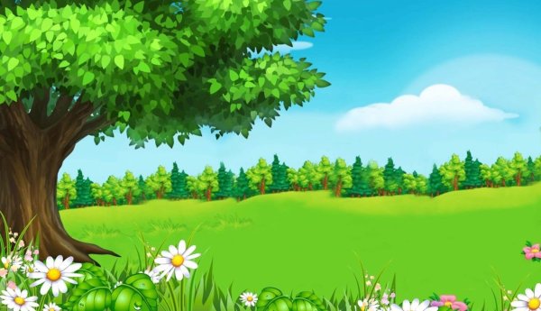 Сказочная Полянка в лесу