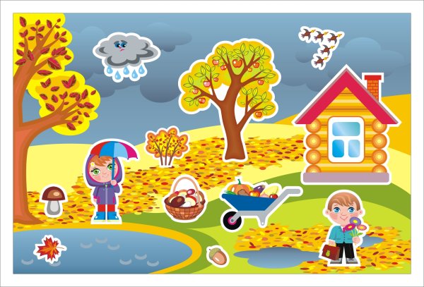 Карточки по временам года