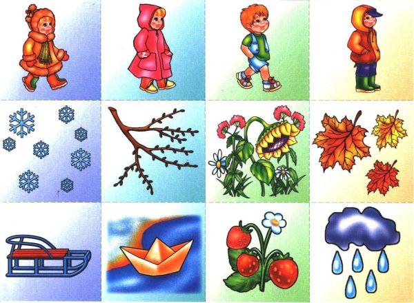 Времена года для дошколят