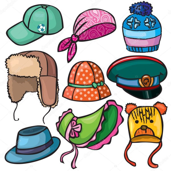 Изображения головных уборов для детей