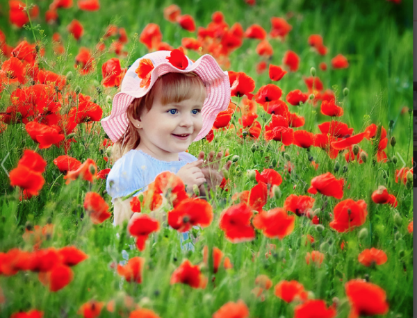 Цветочки для детей