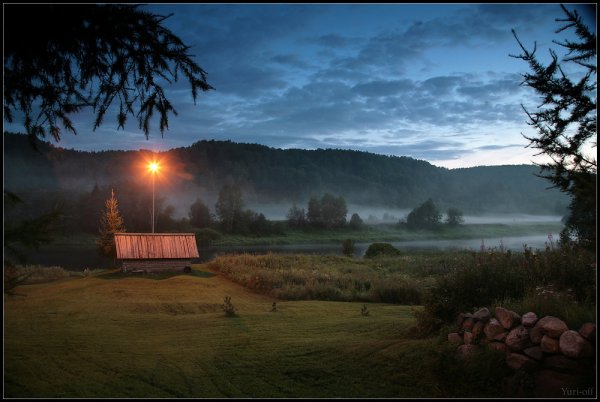 Прекрасного вечера в деревне