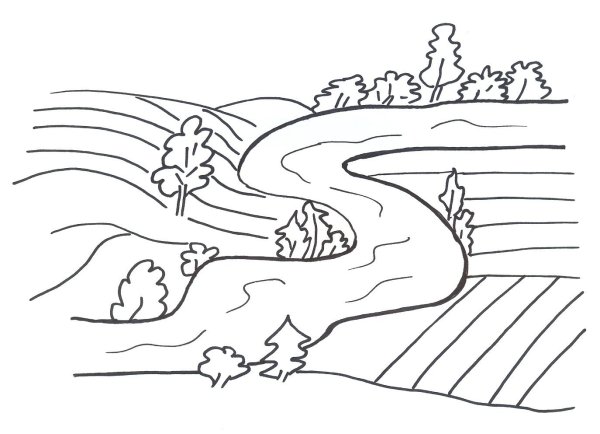 Раскраска природа