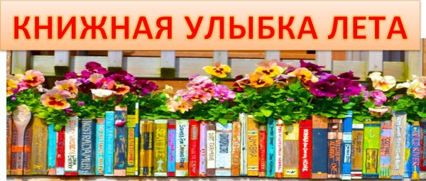Книжная улыбка лета книжная выставка