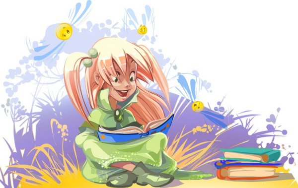 Книжная выставка на лето в детской библиотеке