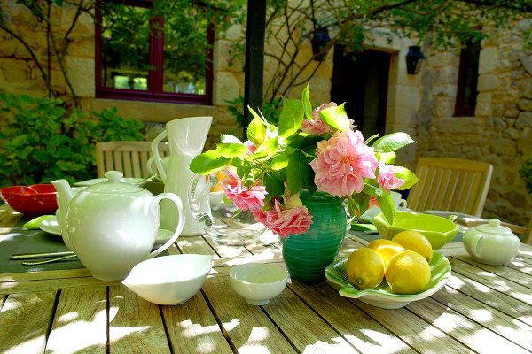 Утро в саду