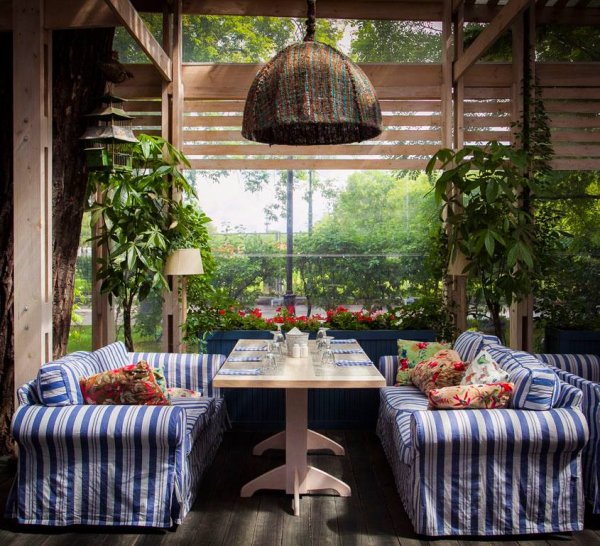 Летнее чаепитие в саду