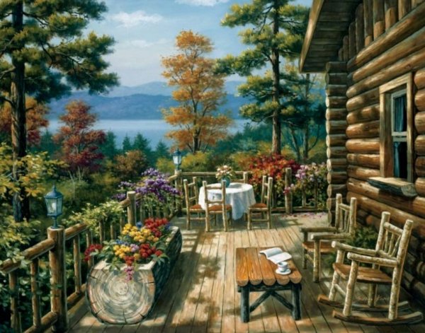 Александр Михайлович Герасимов мокрая терраса