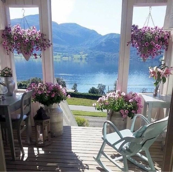 Поленов на веранде