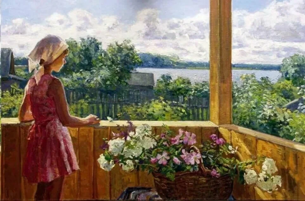 Стол для чаепития в саду