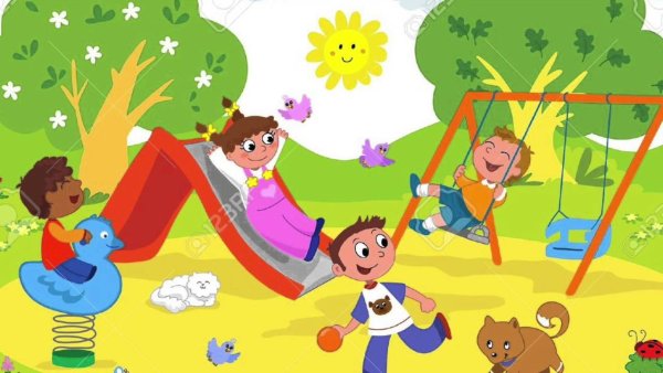 Прогулка на свежем воздухе рисунки