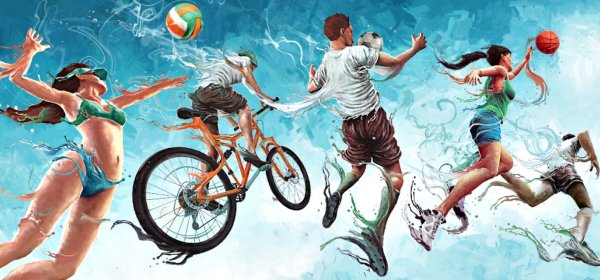 Спортивные иллюстрации