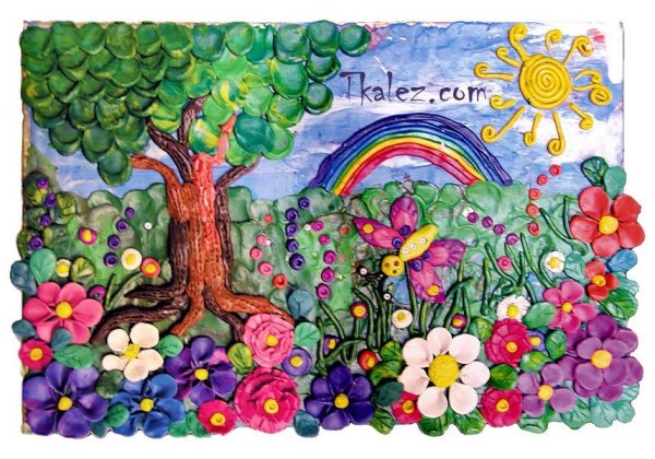 Пластилиновое панно