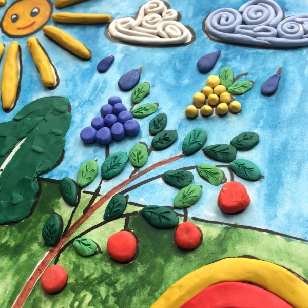 Пластилиновые аппликации для детей