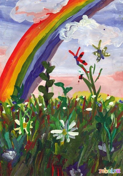 Рисование с детьми лето