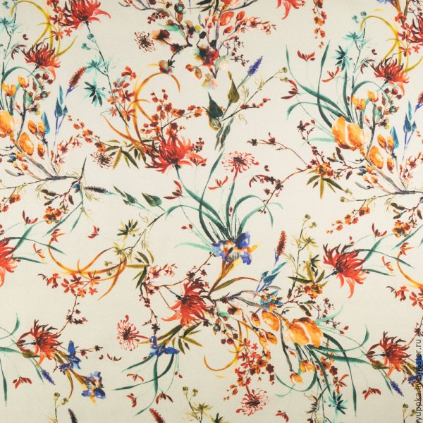 Художественная аппликация из ткани