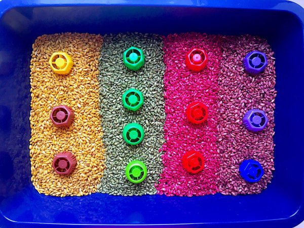 Сенсорные коробки для детей