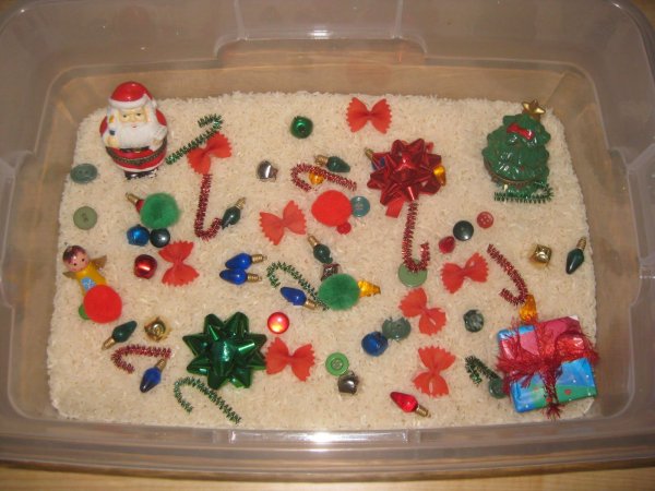 Зимние сенсорные коробки