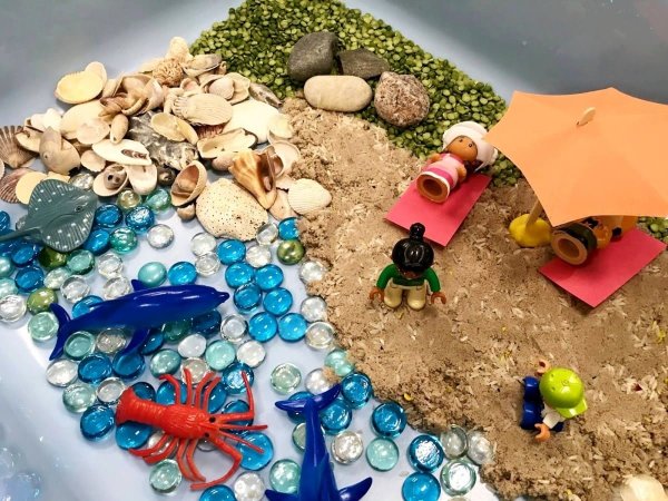 Сенсорные коробки для детей