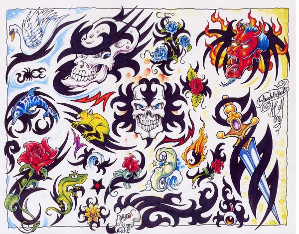 Разные тату рисунки