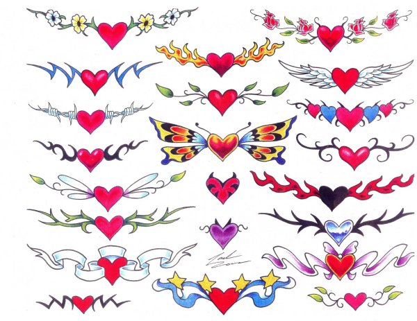 Картинки Татуировки для детей