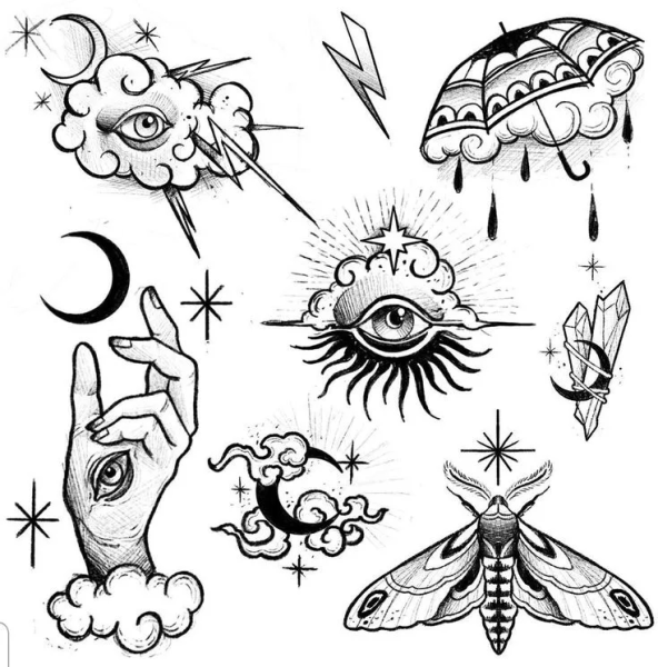 Тату эскизы небольшие