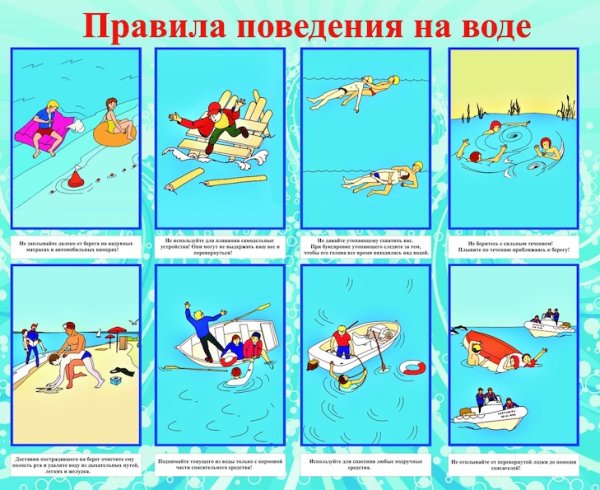 Правила безопасности на воде