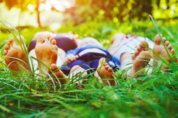 Люди отдыхают на природе