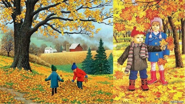 Ранняя осень для детей