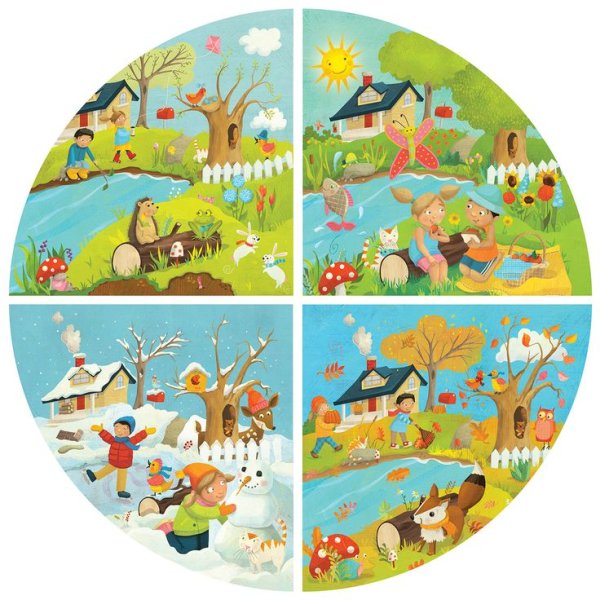 Фон времена года для детей