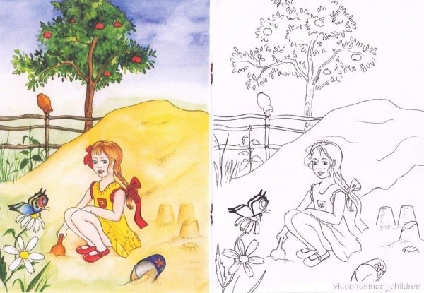 Пейзаж карандашом 4 класс