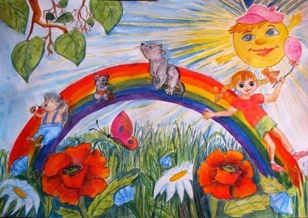 Мир глазами детей рисунки