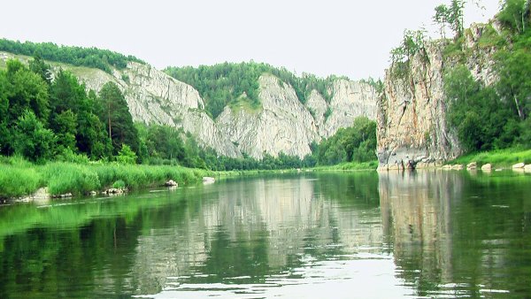 Река Урал в Башкирии