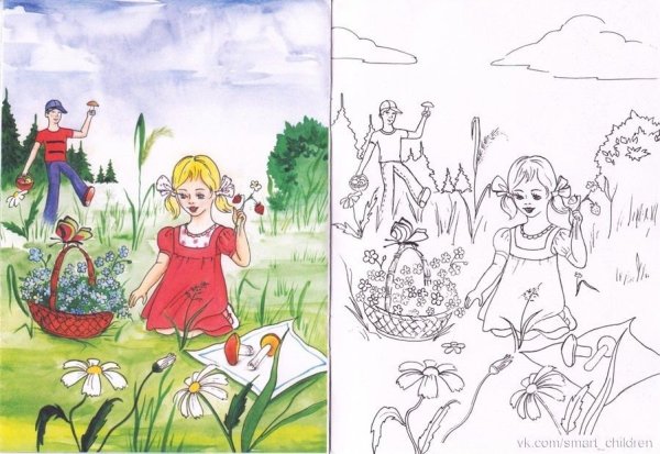 Раскраска игра в футбол