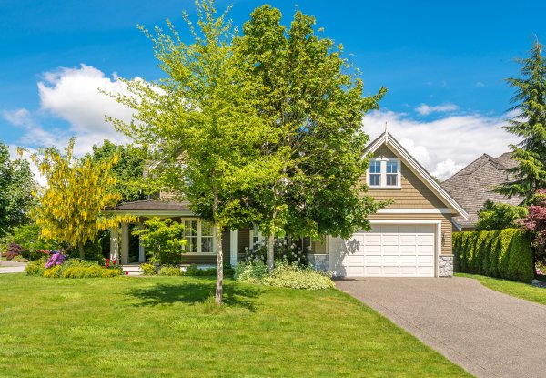 Загородный дом с садом