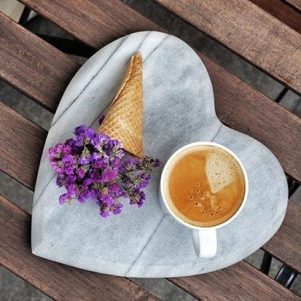 Утро кофе лето