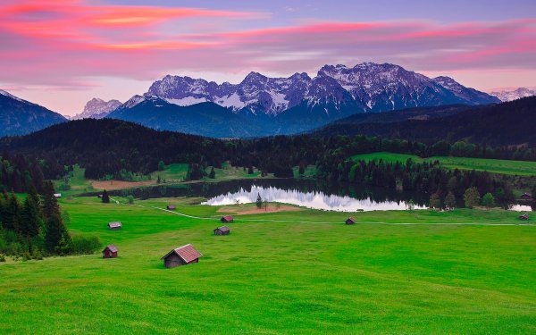 Баварские Альпы в Германии